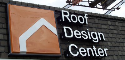 House Roof Designs on Roof Design Center Channel Letter Sign