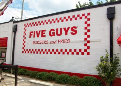 5 Guys Wall Mural