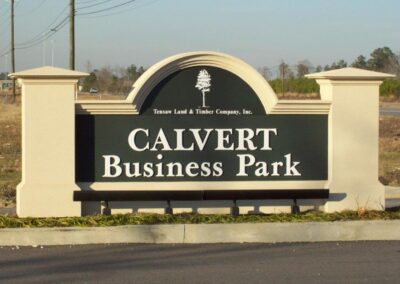 Calvert monument sign