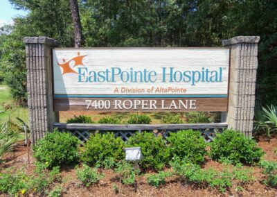 EastPointe Sandblasted Sign