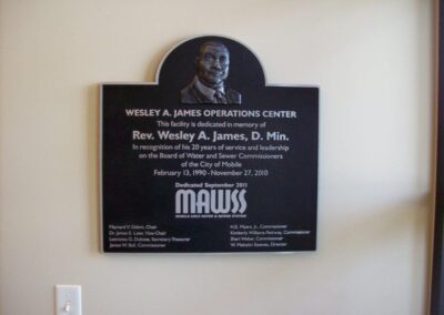 MAWSS BAS Relief Plaque