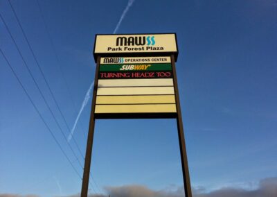 Mawss Pylon Sign