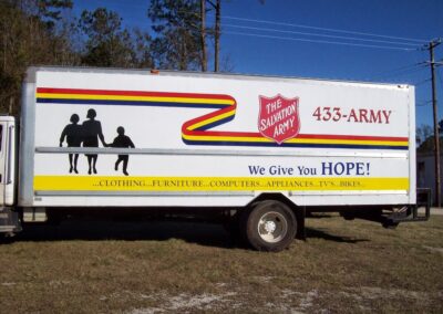 Salvation Army Truck vehicle graphic