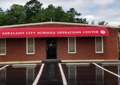 Saraland City Schools Awning