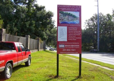 Snowden Place Development Sign