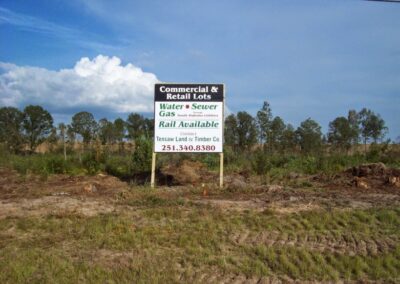 Tensaw Land & Timber Co. sign