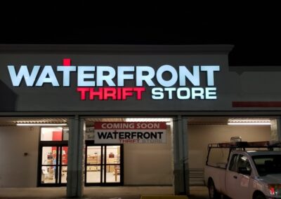 Waterfront Night Photo